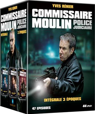 Commissaire Moulin - Police Judiciaire - Intégrale 3 époques - Coffret 44 DVD