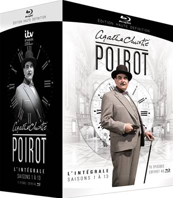 Hercule Poirot - L'intégrale des saisons 1 à 13 - Coffret 45 Blu-ray