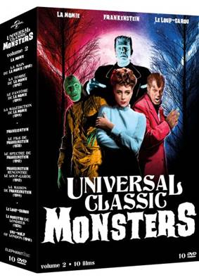 Universal Classic Monsters - Vol.2 - coffret 10 DVD