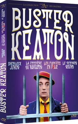 Buster Keaton, coffret 4 films - 4 Blu-ray