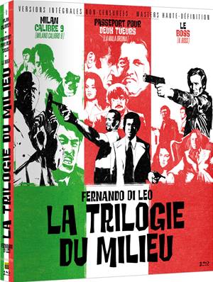 Fernando Di Leo : la trilogie du milieu - Coffret 3 blu-ray + livret 52 pages