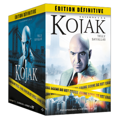Kojak - L'intégrale saisons 1 à 6 - Edition définitive - Coffret 45 DVD
