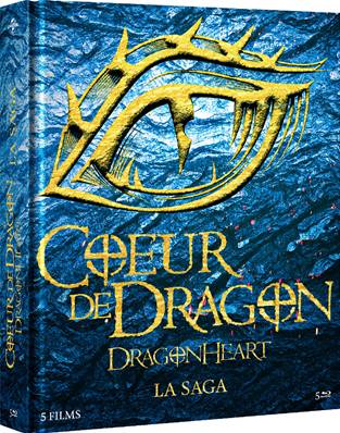 Coeur de Dragon - DragonHeart - L'intégrale 5 films - Mediabook 5 Blu-ray