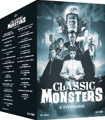 Classic Monsters - L'Anthologie - Coffret 30 films - 30 DVD