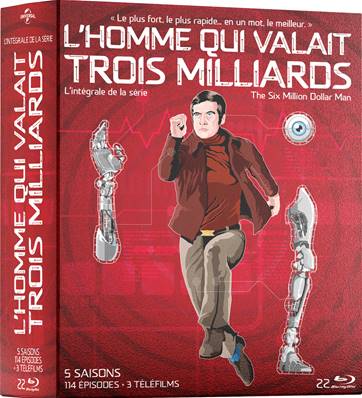 L'Homme qui valait trois milliards - Intégrale saisons 1-5 - Coffret 22 blu-ray