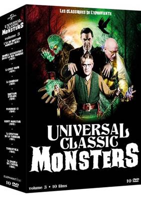 Universal Classic Monsters - Vol.3 - coffret 10 DVD