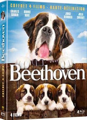 Beethoven, la saga - 4 Films - Coffret - Blu-Ray
