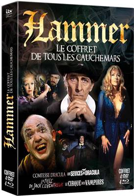 Le coffret de tous les cauchemars -Combo 4 Blu-ray + 4 DVD + CD