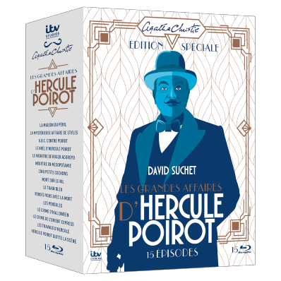 Les Grandes Affaires De Poirot - Coffret 15 Blu-ray
